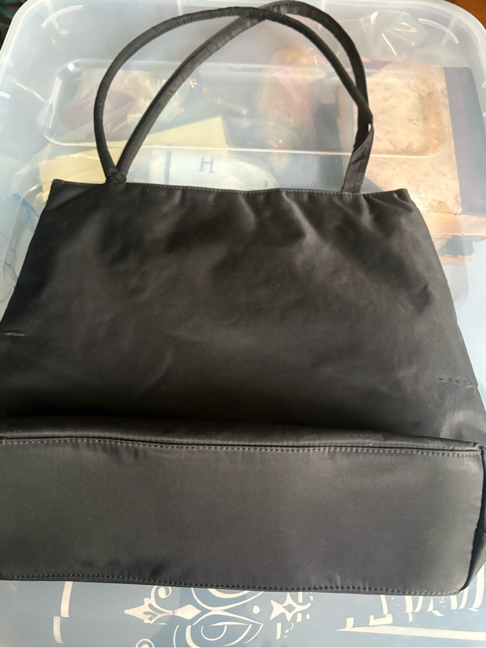 Everyday Black Women's Tote - Minimalist Carryall - Picture 3 of 12